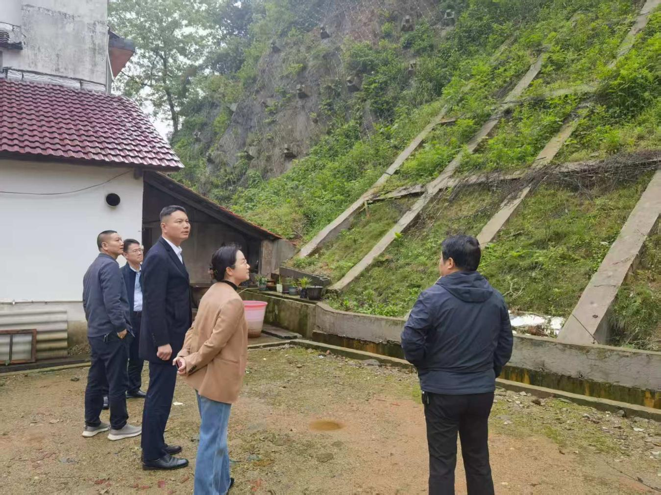 胡金勇赴沧水铺镇督导地质灾害防治工作