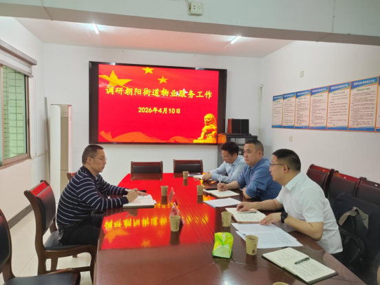 张平安到朝阳街道调研指导重点工作